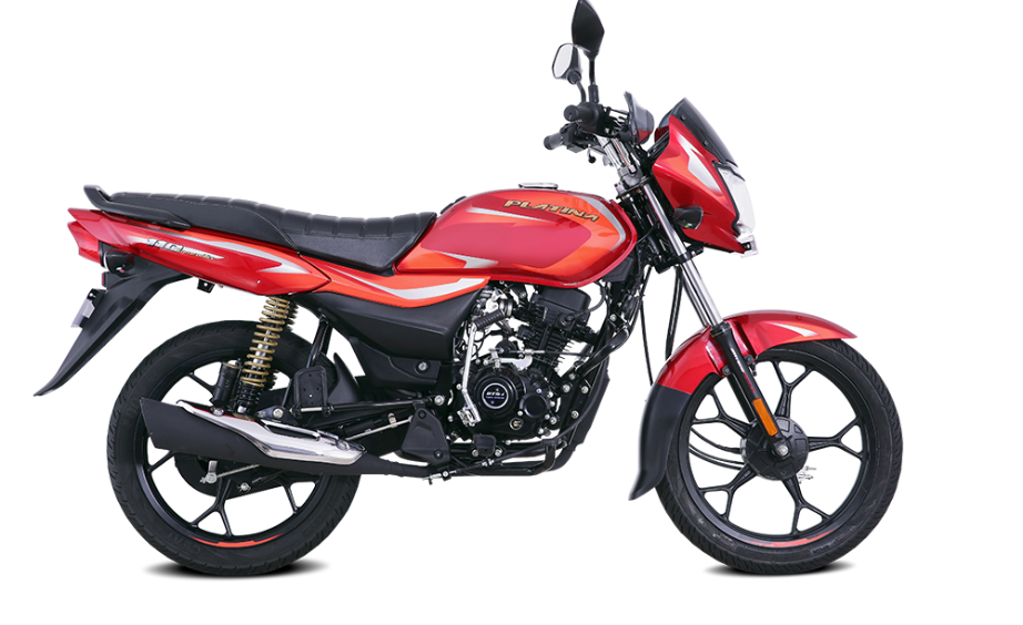 PLATINA 110 DRUM NXT - Wine Red - Orange