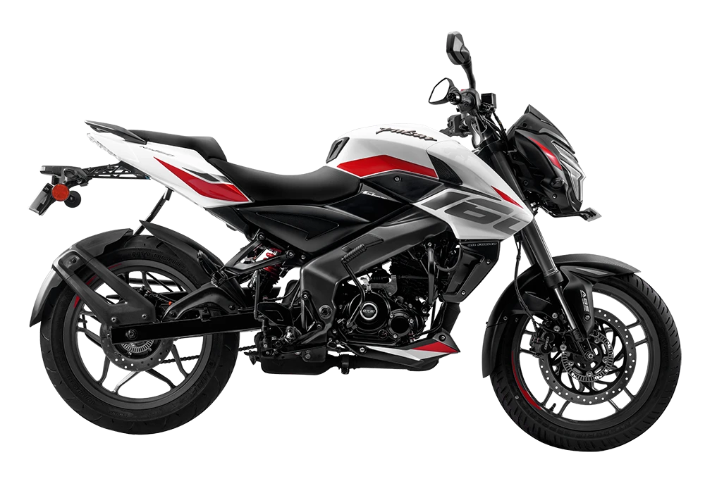 PULSAR NS 160 DUAL CHANNEL USD - White Color