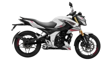 PULSAR N 160  SINGLE SEAT USD - White Color