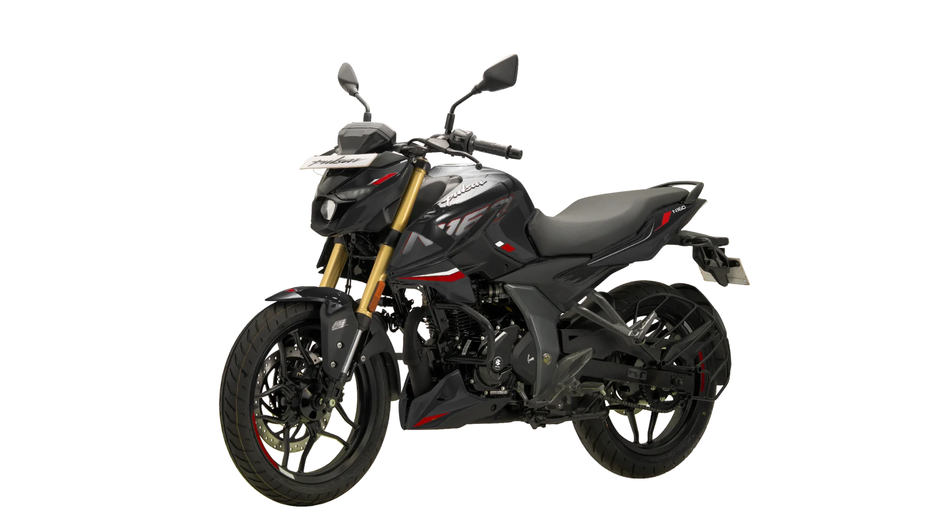 PULSAR N 160  SINGLE SEAT USD - Black Color