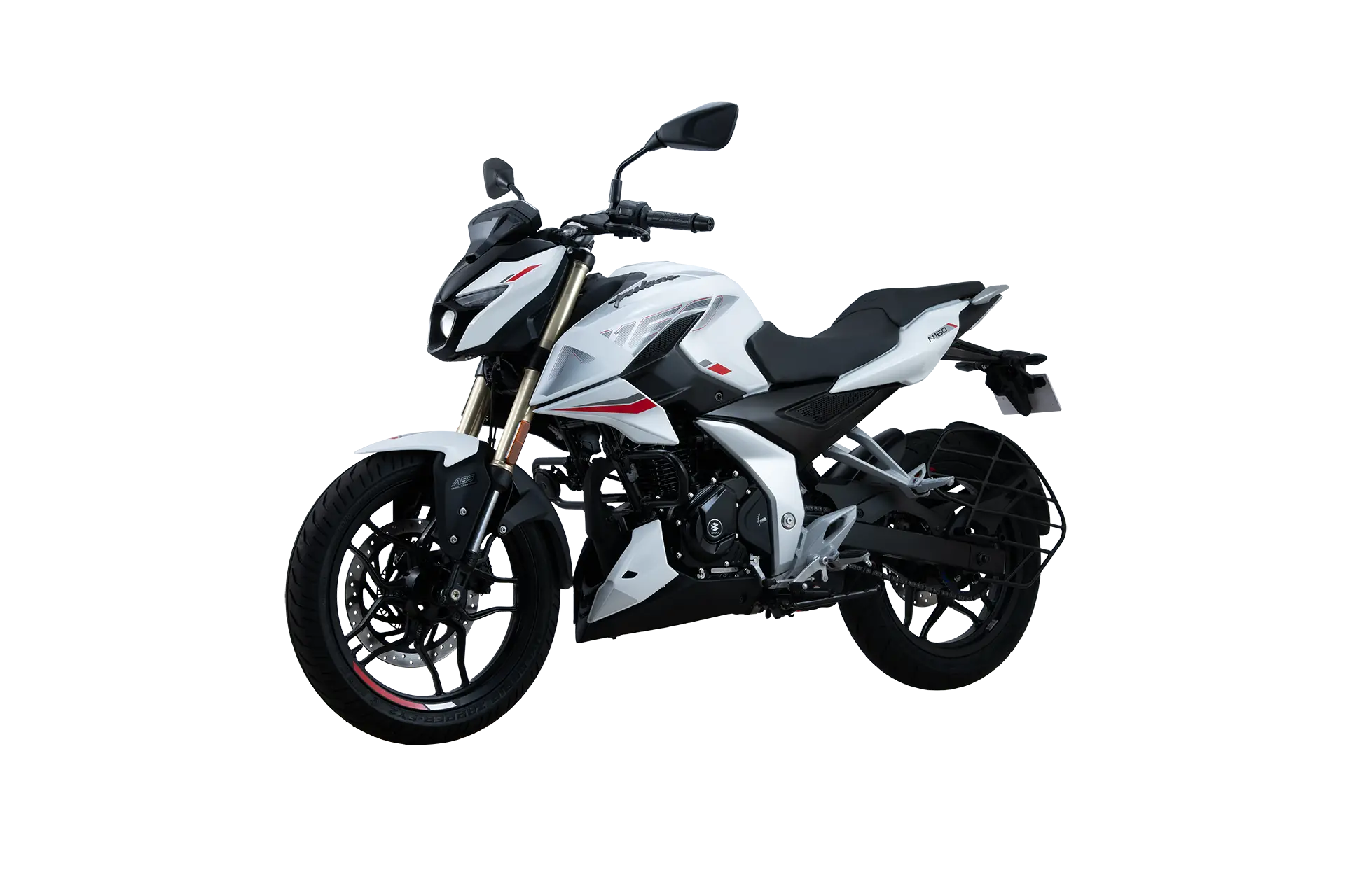 PULSAR N 160  SPLIT SEAT USD - White Color