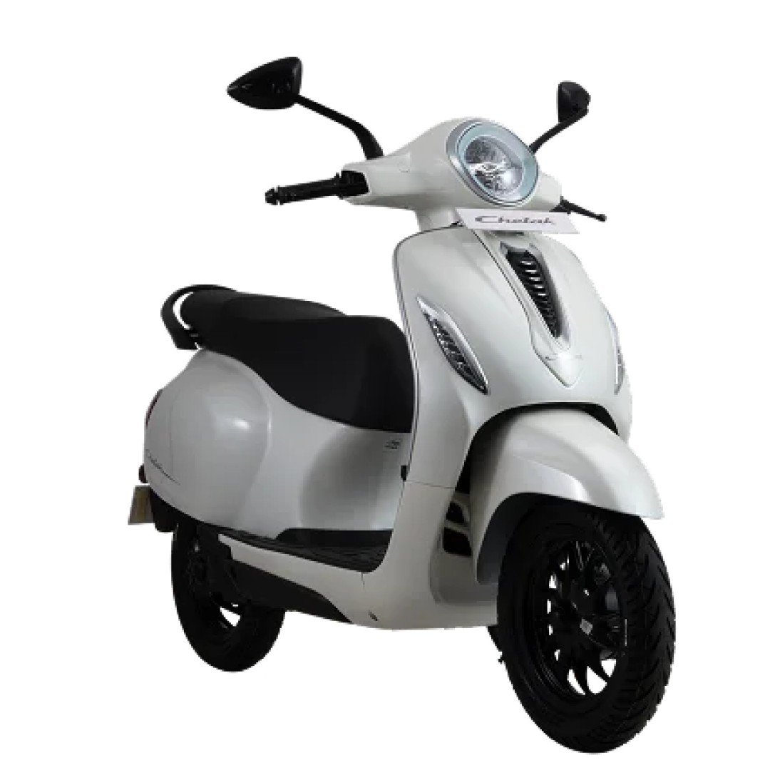 Chetak 3503 [3.5 kWh] - White Color